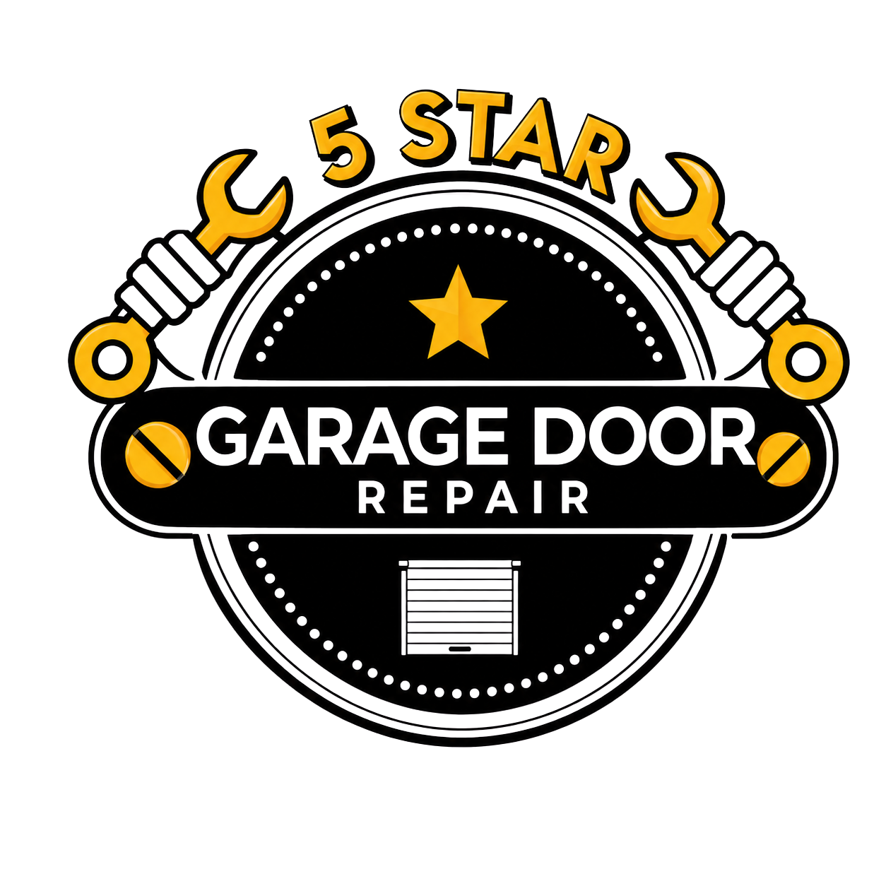 5 Star Garage Door logo